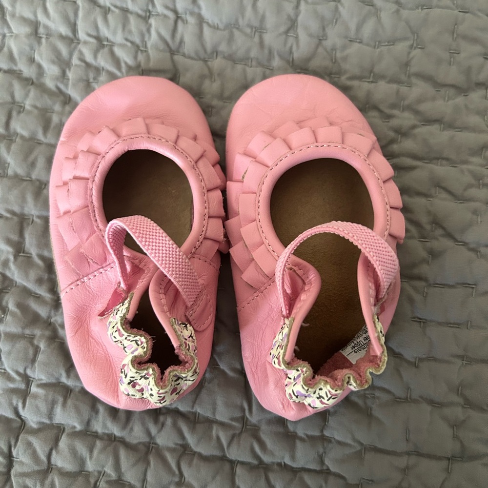 Robeez Pink Baby Walker Shoes